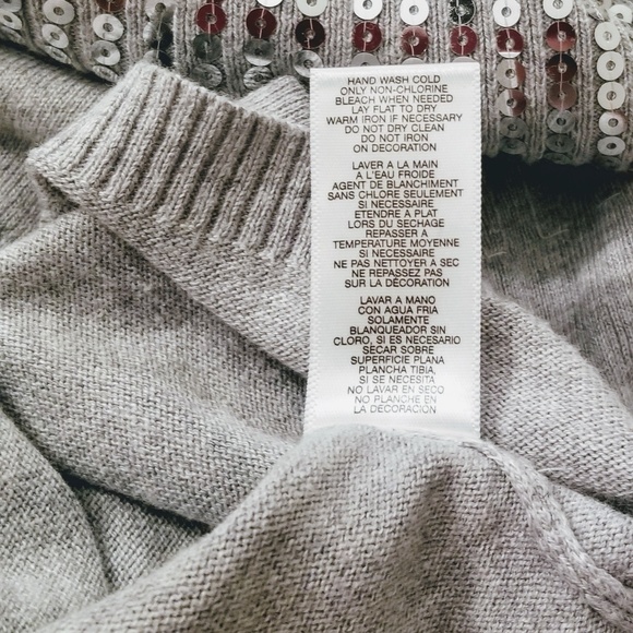 MICHAEL KORS Sequin Cowl Neck Cap Sleeved Top - Picture 5 of 7